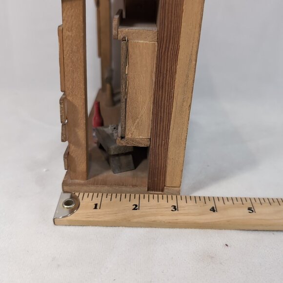 Last Chance Saloon Vintage Wood Storefront Wall Decor Hanging Old West Building - Picture 14 of 14